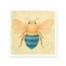 Bande bleue serviette