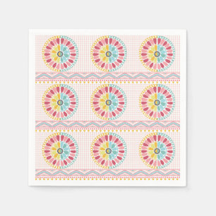 En Papier Belle serviette de motif K