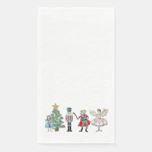 En Papier Casse-noisettes personnages main serviette ou serv