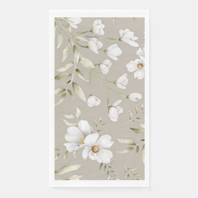 En Papier Dogwood Delight Livre Serviette (Devant)