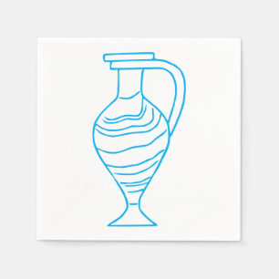 En Papier Élégante serviette Vase