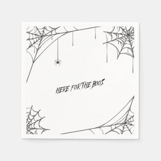 En Papier ici pour les boos - la serviette halloween