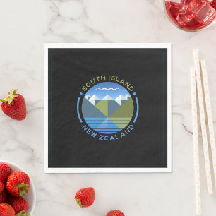 EN PAPIER ÎLE DU SUD NOUVELLE-ZÉLANDE SERVIETTE