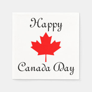 En Papier Jour du Canada Jeu de 50 serviettes