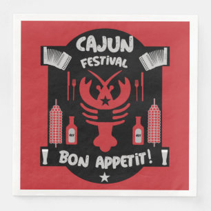 En Papier Meilleurs cuisiniers cajuns Serviette