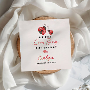 En Papier Mouche d'amour Serviette