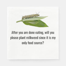 Papillon monarque serviette