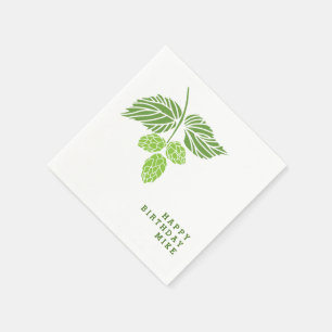 En Papier Personnalisez les serviettes avec l'illustration