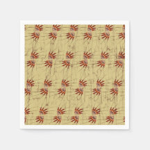 Serviette à cocktails avec motif Fabric