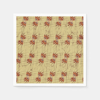 En Papier Serviette à cocktails avec motif Fabric