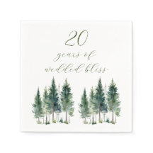 Serviette de cocktail | Anniversaire | Aquarelle d
