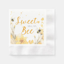 Serviette de dessert Sweet as Can Bee