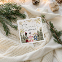 Serviette de fête de Casse-Noisette Sugar Plum