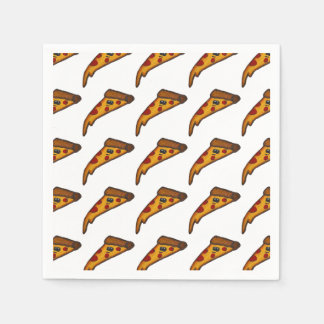 En Papier Serviette de fête de pizza