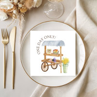 Serviette de fête du marché des agriculteurs