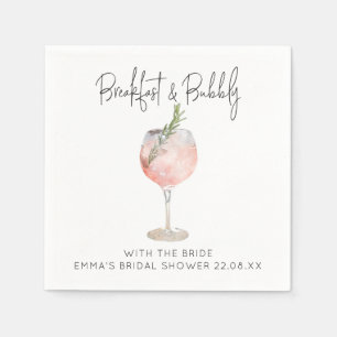 En Papier Serviette de salle de bain élégante rose Vino Befo