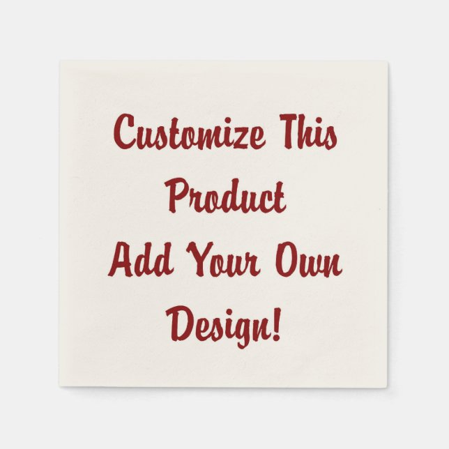 En Papier Serviette de table (Devant)