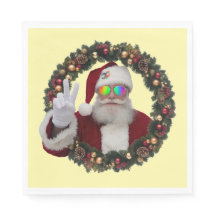 Serviette de vacances Peace Santa