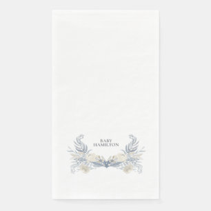 En Papier Serviette personnalisée Blu Heron