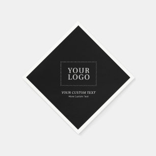 En Papier Serviette promotionnelle avec logo d'entreprise pe