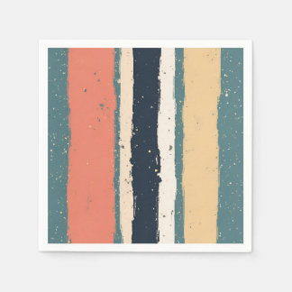 En Papier serviette rayée