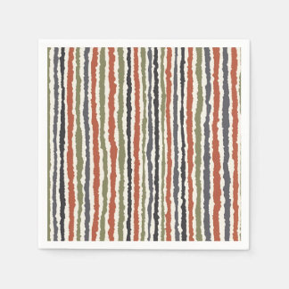 En Papier serviette rayée