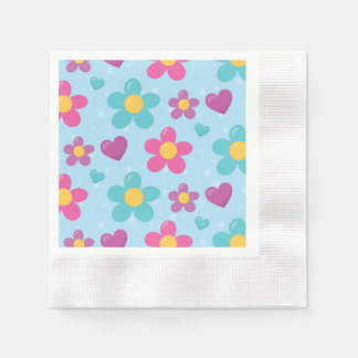 En Papier Serviette Star-Dusted Blooms