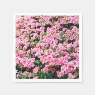 En Papier Serviettes de cocktail avec une conception florale