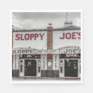 En Papier Serviettes de Key West de Joe désordonné