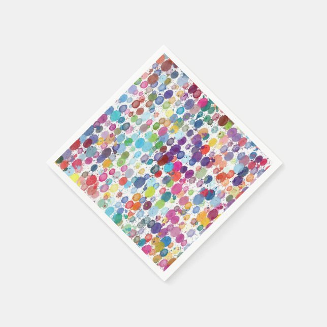 En Papier Serviettes de peinture rétro (Coin)