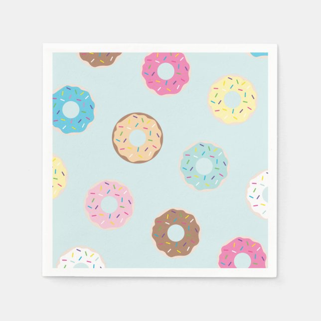 En Papier Serviettes Donut Party (Devant)