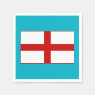 En Papier Serviettes Drapeau de l'Angleterre