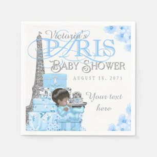 En Papier Serviettes pour Baby Shower Parisien Thème Ethniqu