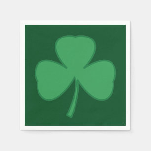 En Papier Serviettes Shamrock classique