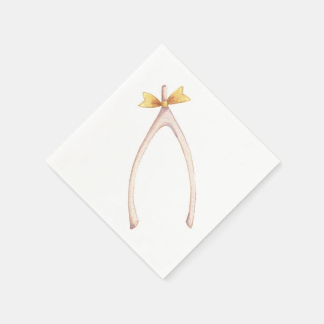 En Papier Wishbone - serviettes (Coin)