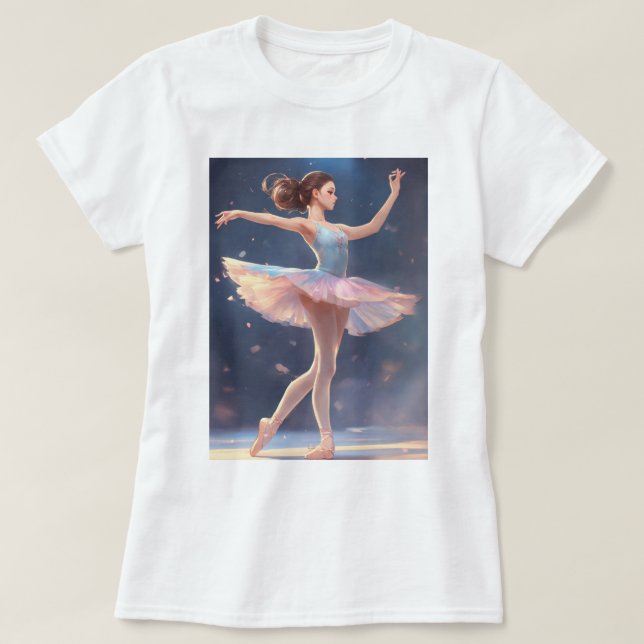 En Pointe Apparel: Erhöhen Sie Ihren Stil mit Ball T-Shirt (Design vorne)