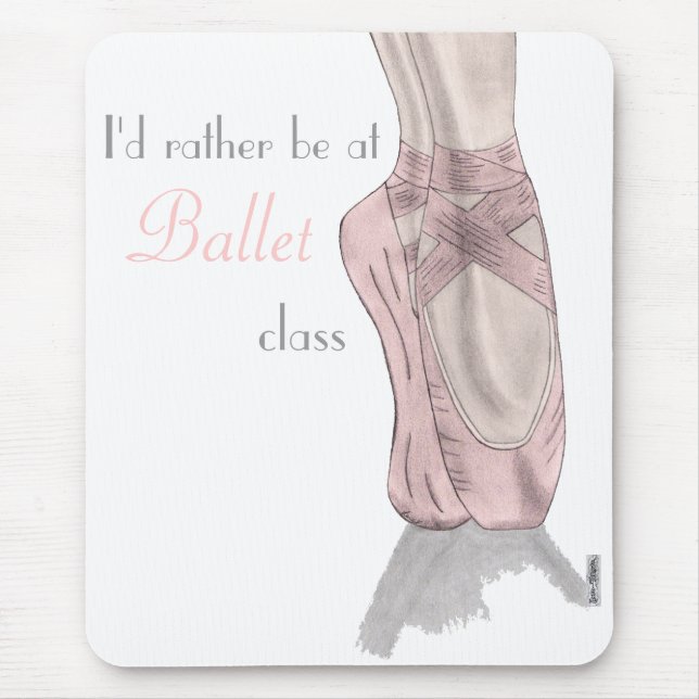 En pointe Mouse Mat Mousepad (Vorne)