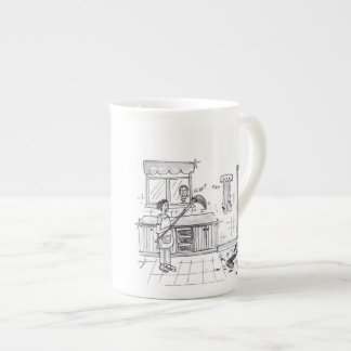 En Porcelaine Gardez la tasse propre de cuisine