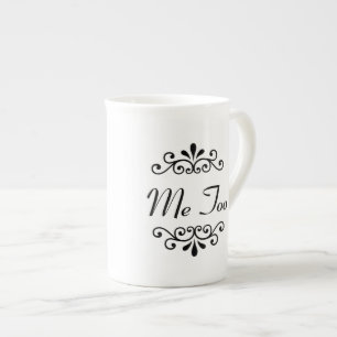 En Porcelaine "Je fais," la tasse personnalisée par couples