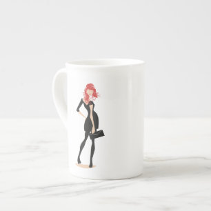 En Porcelaine McKENZIE "roux sont" une tasse plus lumineuse de