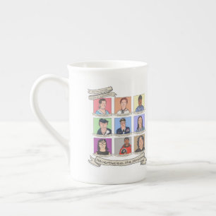 En Porcelaine Néanmoins, elle a persisté 10 onces. Tasse de