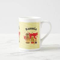 Russie - Russie Matriochka - Poupée russe Tasse