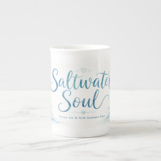 En Porcelaine Tasse Amoureux de l'Océan à l'Âme d'Eau Salée