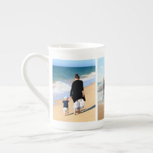 En Porcelaine Tasse avec collage de photos de famille personnali