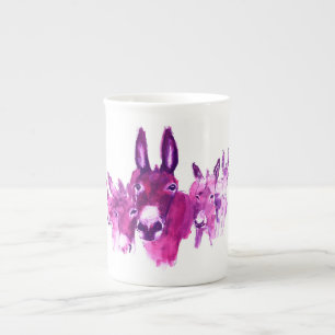 En Porcelaine Tasse de café d'âne