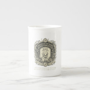 En Porcelaine Tasse de café personnalisée pour perte d'animal de