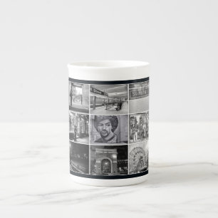 En Porcelaine Tasse de collage de New York