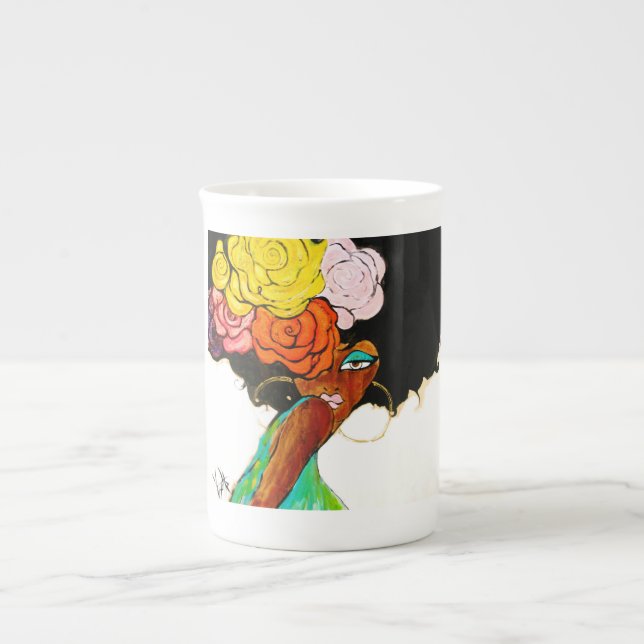 En Porcelaine Tasse de couture de Cocos (Devant)