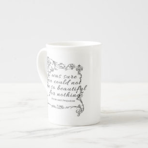 En Porcelaine Tasse de fierté et de préjudice