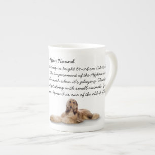 En Porcelaine Tasse de lévrier afghan